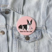 Boston Terrier Breast Cancer Button (In situ)