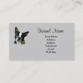 Boston Terrier Breeder Visitekaartje (Achterkant)