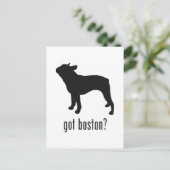 Boston Terrier Briefkaart (Staand voorkant)
