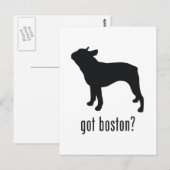 Boston Terrier Briefkaart (Voorkant / Achterkant)