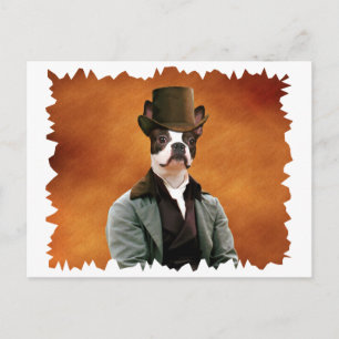 Boston Terrier Briefkaart Nobility Dogs Gift