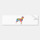 Boston Terrier Bumpersticker (Voorkant)
