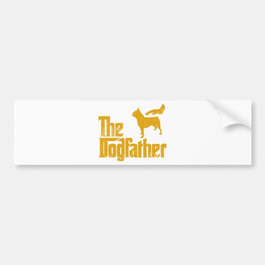 Boston Terrier Bumpersticker (Voorkant)