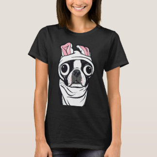 Boston Terrier Bunny T-shirt