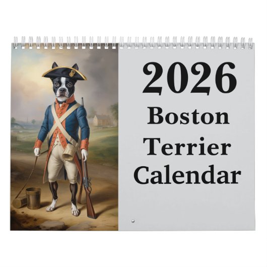 Boston Terrier Calendar Kalender (Hoes)