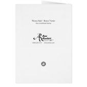 Boston Terrier Card - "Boston Style" (Dos)