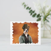 Boston Terrier Carte Postale Nobility Chiens Cadea (Debout devant)