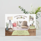 Boston Terrier Chien Moving Faire-part (Debout devant)