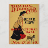 Boston Terrier Club Briefkaart (Voorkant)
