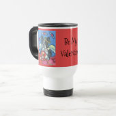 Boston Terrier Cupid CHIEN VALENTINE VOYAGE MUG (Devant gauche)