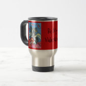 Boston Terrier Cupid CHIEN VALENTINE VOYAGE MUG Ro (Devant gauche)