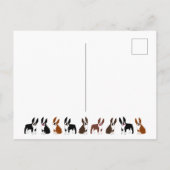 Boston Terrier Cute Black en White Briefkaart (Achterkant)
