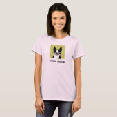Boston Terrier | Cute Dog Face T-shirt (Voorkant volledig)