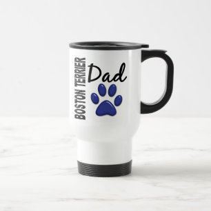 Boston Terrier Dad 2 Reisbeker