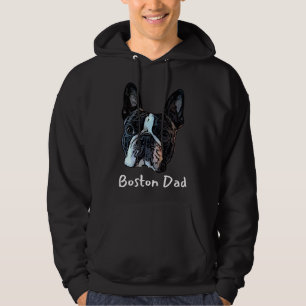 Boston Terrier Dad Hoodie