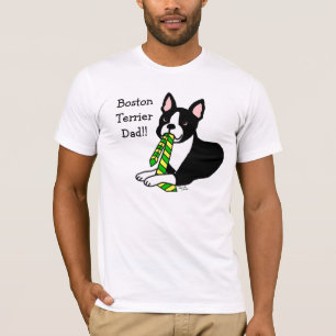 Boston Terrier Dad met Stropdas 1 T-shirt