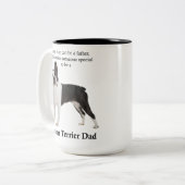 Boston Terrier Dad Mug (Devant gauche)