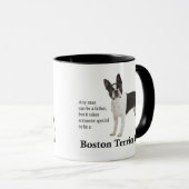 Boston Terrier Dad Mug (Devant droit)