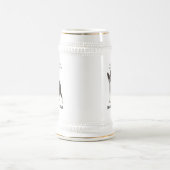 Boston Terrier Dad Stein Bierpul (Center)