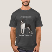 Boston Terrier Dad T-Shirt (Voorkant)