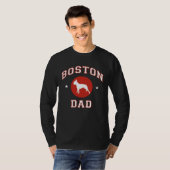 Boston Terrier Dad T-shirt (Voorkant volledig)
