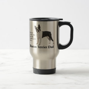 Boston Terrier Dad Travel Mug Reisbeker