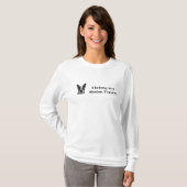 Boston Terrier Dames Long Sleeve T-shirt (Voorkant volledig)