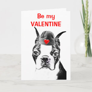 BOSTON TERRIER - de Kaart van de Valentijnsdag van