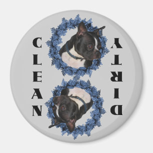 Boston Terrier Dishwasher Magnet Magneet