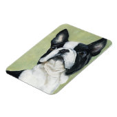 Boston Terrier Dog Art Magnet (Côté Gauche)