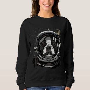 Boston Terrier Dog Astronaut Space Exploration Ast Trui