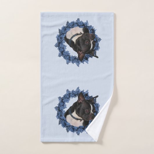 Boston Terrier Dog Bad Handdoek (Handdoek)