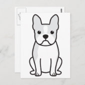 Boston Terrier Dog Cartoon Briefkaart (Voorkant / Achterkant)