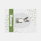 Boston Terrier Dog couverture de points personnali (Devant (Horizontal))
