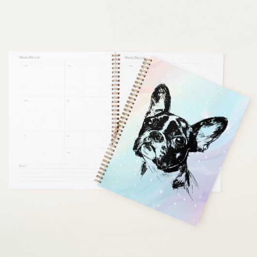Boston Terrier Dog Design d'art chic (Devant avec enveloppe)