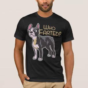 Boston Terrier Dog, die Farage heeft T-shirt