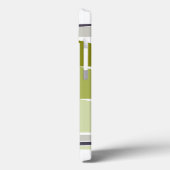 Boston Terrier Dog - Groene geometrische Case-Mate iPhone Case (Achterkant / Links)