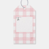 Boston Terrier Dog Holiday Christmas Gift Label Cadeaulabel (Achterkant)