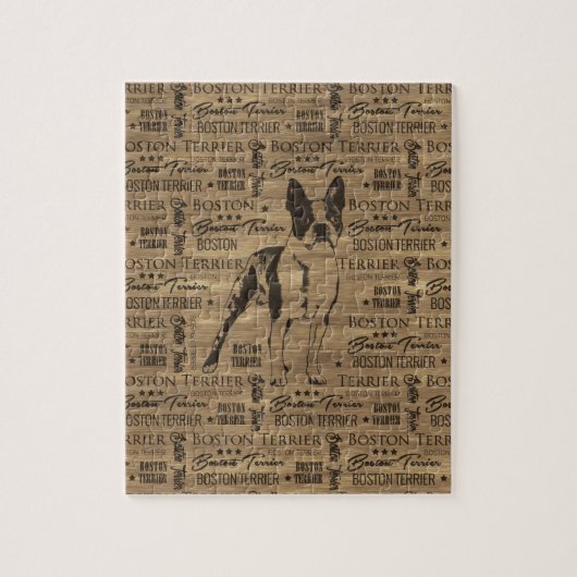 Boston Terrier dog Legpuzzel (Verticaal)