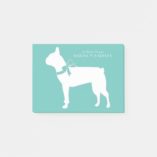 Boston Terrier Dog Puppy Post-it® Notes (Voorkant)