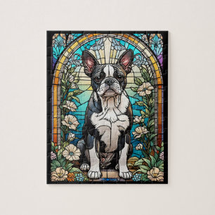Boston Terrier Dog Puzzel, 8" x 10", 110 stuks Legpuzzel