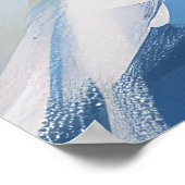 Boston Terrier Dog Riding Motorfiets Kerstmis Poster (Hoek)