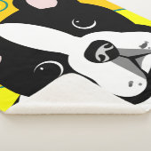 Boston Terrier Dog Sherpa Deken (3/4)