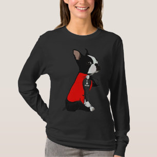 Boston Terrier Dog Tattoo I Love Mam Moeder Day T-shirt