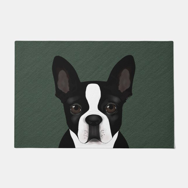 Boston Terrier Doormat Deurmat (Voorkant)