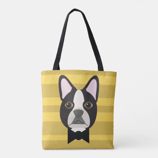 Boston Terrier Draagtas (Achterkant)