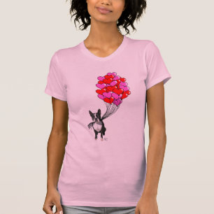 Boston Terrier en ballonnen T-shirt