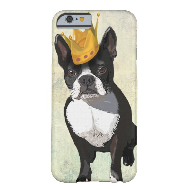 Boston Terrier en Crown Case-Mate iPhone Case (Achterkant)