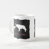 Boston Terrier en Saint Bernard Love Koffiemok (Voorkant links)