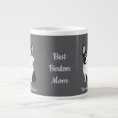 Boston terriër extra grote beker (Voorkant)